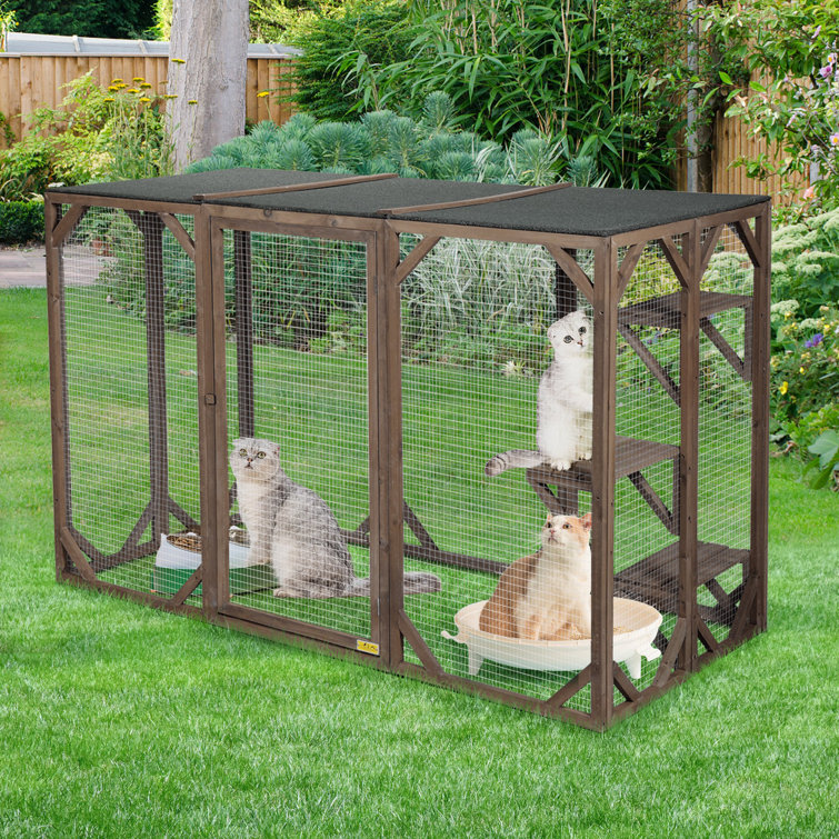 Large outdoor cat cage sale